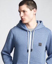 1 Heavy - Felpa con cappuccio e zip da Uomo Blue Q1ZHA1ELF9 Element