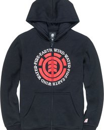 0 Seal Boy - Sudadera con capucha y cremallera para Chicos  Q2ZHA2ELF9 Element