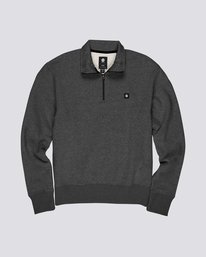 0 92 Track - 1/4 Zip Sweatshirt for Men Grey S1CRA2ELP0 Element