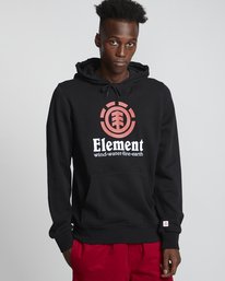 1 Vertical - Hoodie for Men Black S1HOB1ELP0 Element