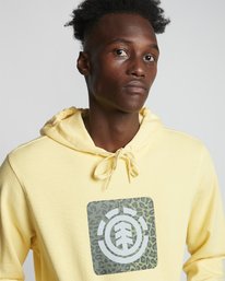 3 Leopard - Sweat à capuche pour Homme Jaune S1HOB3ELP0 Element