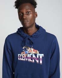 3 Tristar - Sudadera con capucha para Hombre Azul S1HOB7ELP0 Element