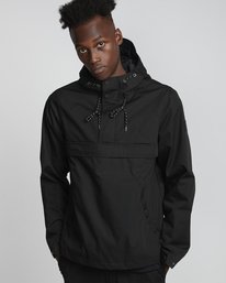 1 Wolfeboro Barrow Light - Water-Resistant Jacket for Men Black S1JKA4ELP0 Element