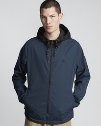 1 Wolfeboro Alder Light Washed - Water-Resistant Jacket for Men Grey S1JKA6ELP0 Element