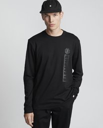 3 Barcus - Organic Cotton Long Sleeve T-Shirt for Men  S1LSA7ELP0 Element