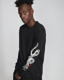 3 Timber! Go East Snakes - Organic Cotton Long Sleeve T-Shirt for Men  S1LSB1ELP0 Element