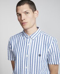 9 Icon Stripes - Camisa de manga morta para Hombre  S1SHA1ELP0 Element