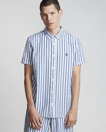 1 Icon Stripes - Camisa de manga morta para Hombre  S1SHA1ELP0 Element