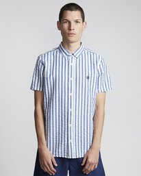 2 Icon Stripes - Camisa de manga morta para Hombre  S1SHA1ELP0 Element