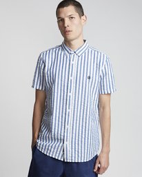 3 Icon Stripes - Camisa de manga morta para Hombre  S1SHA1ELP0 Element