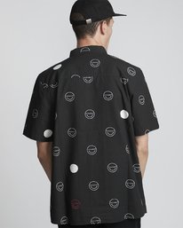 2 Polka Smile - Camisa de manga morta para Hombre  S1SHA3ELP0 Element