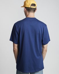 2 Blazin Chest - Short Sleeve T-Shirt for Men Blue S1SSA1ELP0 Element