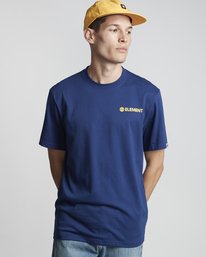 1 Blazin Chest - Short Sleeve T-Shirt for Men Blue S1SSA1ELP0 Element