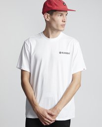 1 Blazin Chest - Short Sleeve T-Shirt for Men White S1SSA1ELP0 Element