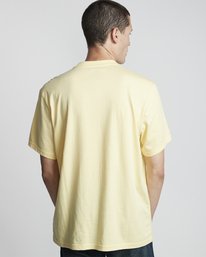 2 Leopard Block Icon - Short Sleeve T-Shirt for Men Yellow S1SSA5ELP0 Element