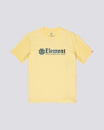 0 Boro - Short Sleeve T-Shirt for Men Yellow S1SSA6ELP0 Element