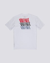 1 Stiles - Short Sleeve T-Shirt for Men White S1SSA7ELP0 Element