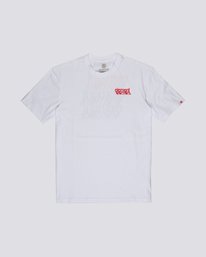 0 Stiles - Short Sleeve T-Shirt for Men White S1SSA7ELP0 Element