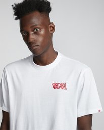 4 Stiles - Short Sleeve T-Shirt for Men White S1SSA7ELP0 Element