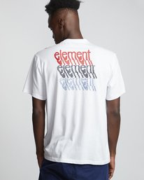 2 Stiles - Short Sleeve T-Shirt for Men White S1SSA7ELP0 Element