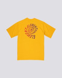 1 Frisco - Short Sleeve T-Shirt for Men Yellow S1SSB7ELP0 Element