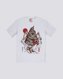 0 Timber! Go East Tree Ghost - Organic Cotton Short Sleeve T-Shirt for Men White S1SSD2ELP0 Element