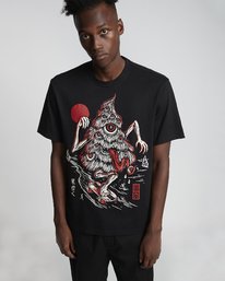 3 Timber! Go East Tree Ghost - Organic Cotton Short Sleeve T-Shirt for Men  S1SSD2ELP0 Element