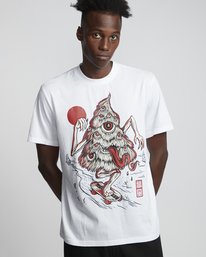 1 Timber! Go East Tree Ghost - Organic Cotton Short Sleeve T-Shirt for Men White S1SSD2ELP0 Element