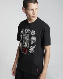 3 Timber! Go East Flash - Organic Cotton Short Sleeve T-Shirt for Men  S1SSD4ELP0 Element
