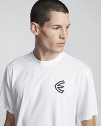 4 No Pain No Gain Tralle - Organic Cotton Short Sleeve T-Shirt for Men White S1SSE7ELP0 Element