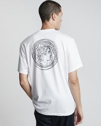 2 No Pain No Gain Tralle - Organic Cotton Short Sleeve T-Shirt for Men White S1SSE7ELP0 Element