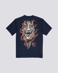 1 Timber! Go East Demon Keeper - T-Shirt aus Bio-Baumwolle für Herren Blau S1SSF4ELP0 Element