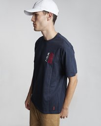 4 Timber! Go East Demon Keeper - T-Shirt aus Bio-Baumwolle für Herren Blau S1SSF4ELP0 Element