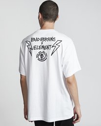 2 Bad Brains Bolt Lock - T-Shirt für Herren Weiss S1SSG4ELP0 Element