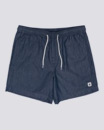 0 Chillin' 16" - Elastic Waist Shorts for Men Blue S1WKB9ELMU Element