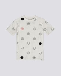 0 Calvin - Top manches courtes pour Garçon Blanc S2KTA5ELP0 Element