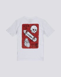 1 Love Passion Death - T-Shirt manches courtes en coton biologique pour Garçon Blanc S2SSC6ELP0 Element