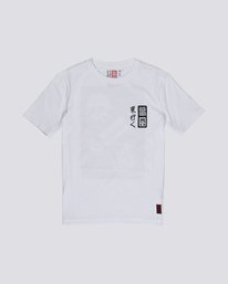 0 Love Passion Death - T-Shirt manches courtes en coton biologique pour Garçon Blanc S2SSC6ELP0 Element