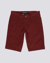0 Howland Classic - Short pour Garçon Rouge S2WKA1ELP0 Element