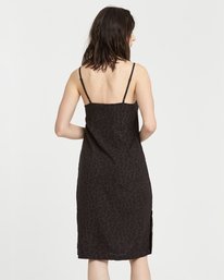 3 Roberta - V-Neck Dress for Women Black S3DRA1ELP0 Element
