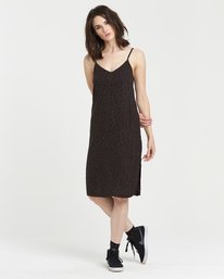 1 Roberta - V-Neck Dress for Women Black S3DRA1ELP0 Element