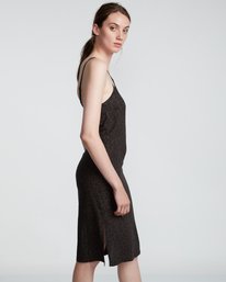 4 Roberta - V-Neck Dress for Women Black S3DRA1ELP0 Element