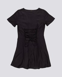1 Sue Twill - Short Sleeve Dress for Women Black S3DRA5ELP0 Element