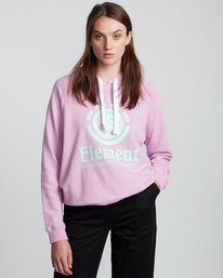1 Verticalli - Sweat à capuche pour Femme Violet S3HOA1ELP0 Element