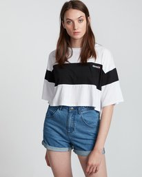 1 Tri Block - kurzärmeliges Top für Damen  S3KTA2ELP0 Element