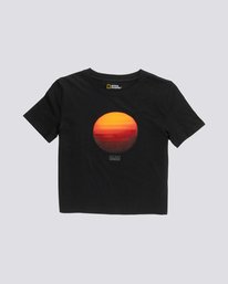 0 Nat Geo Crop - Organic Cotton Short Sleeve T-Shirt for Women  S3SSA8ELP0 Element