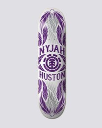 0 8" Nyjah Feathers Purple - Skateboard Deck  S4DCF7ELP0 Element
