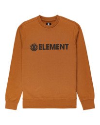 0 Blazin - Sudadera para Hombre Marron U1CRA1ELF0 Element