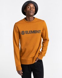 1 Blazin - Sudadera para Hombre Marron U1CRA1ELF0 Element