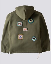 1 Nigel Cabourn Patch - Hoodie for Men Green U1FLA5ELF0 Element